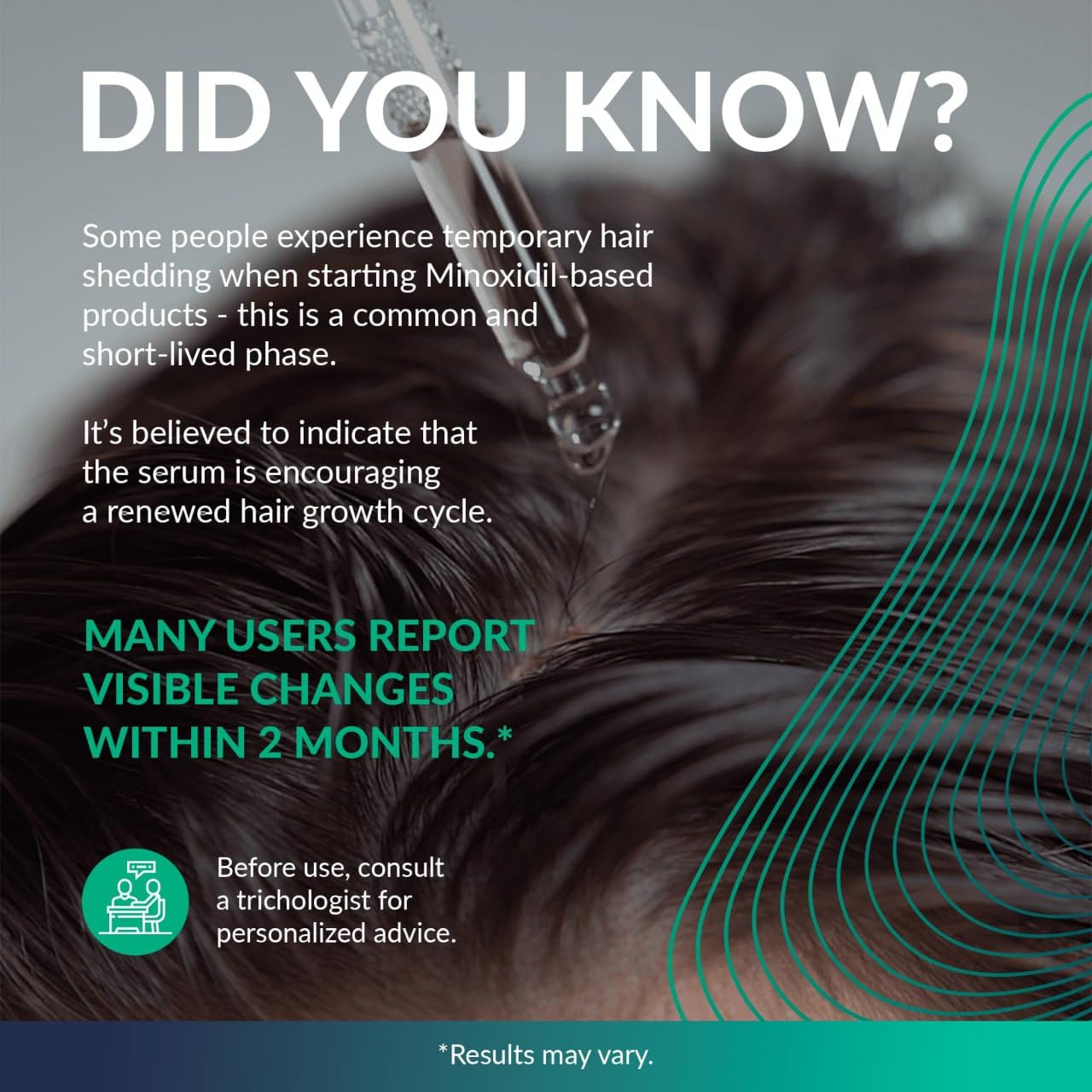 Minoxidil for Men 5% - Hair Growth, Beard Growth Kit Minoxidil 5 Percent + Vitamin E, Ginseng, Ginger Extract, Biotin Hair Growth Serum - Anti Hair Loss, Regrowth Treatment