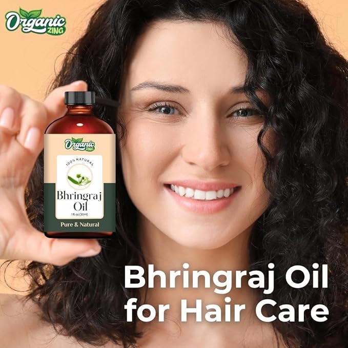 Bhringraj (Eclipta alba) Oil | Pure & Natural Carrier Oil for Skincare, Hair Care & Massage - 30ml/1.01fl oz