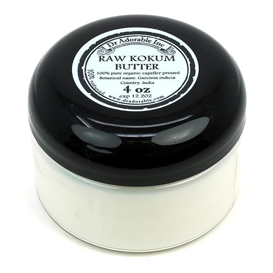 Dr Adorabale - 4 oz - Kokum Butter - Raw 100% Pure Natural Premium Organic