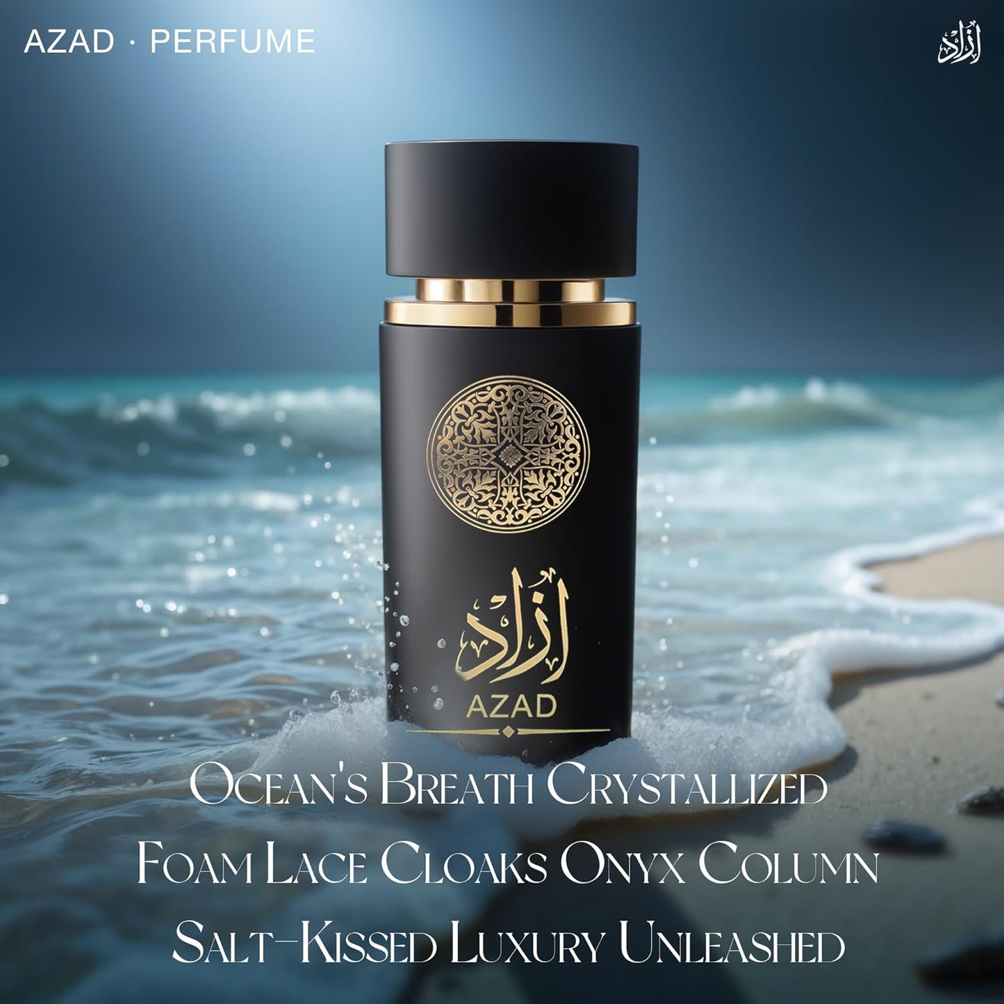 Cologne for Men AZAD 3.4 Fl Oz Eau de Toilette Spray Noted with Black Pepper,Pinapple,Tobacco,Coffee,Patchouli,Amber & Vanilla Fragrance Men's Perfume for Daily Use