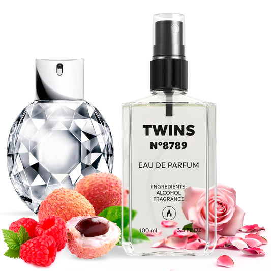 TWINS Impression of Diamonds | Perfume for Women Eau de Parfum | No.8789 | 3.4 Fl Oz / 100 ml