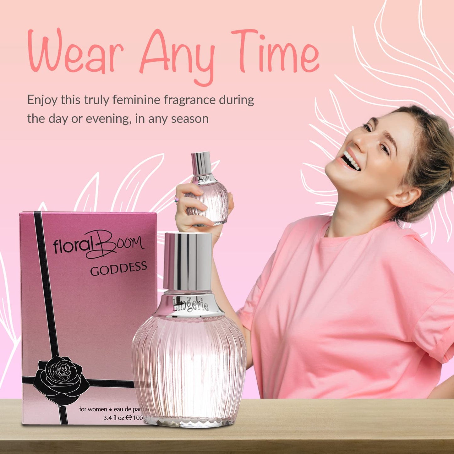 Perfume for Women – INSPIRED by A WORLD RENOWNED WOMEN'S PERFUME – Smoky Spice, Cassis, Jasmine, Vanilla – Warm, Sweet, Floral, Long-Lasting Eau De Parfum 3.4 oz