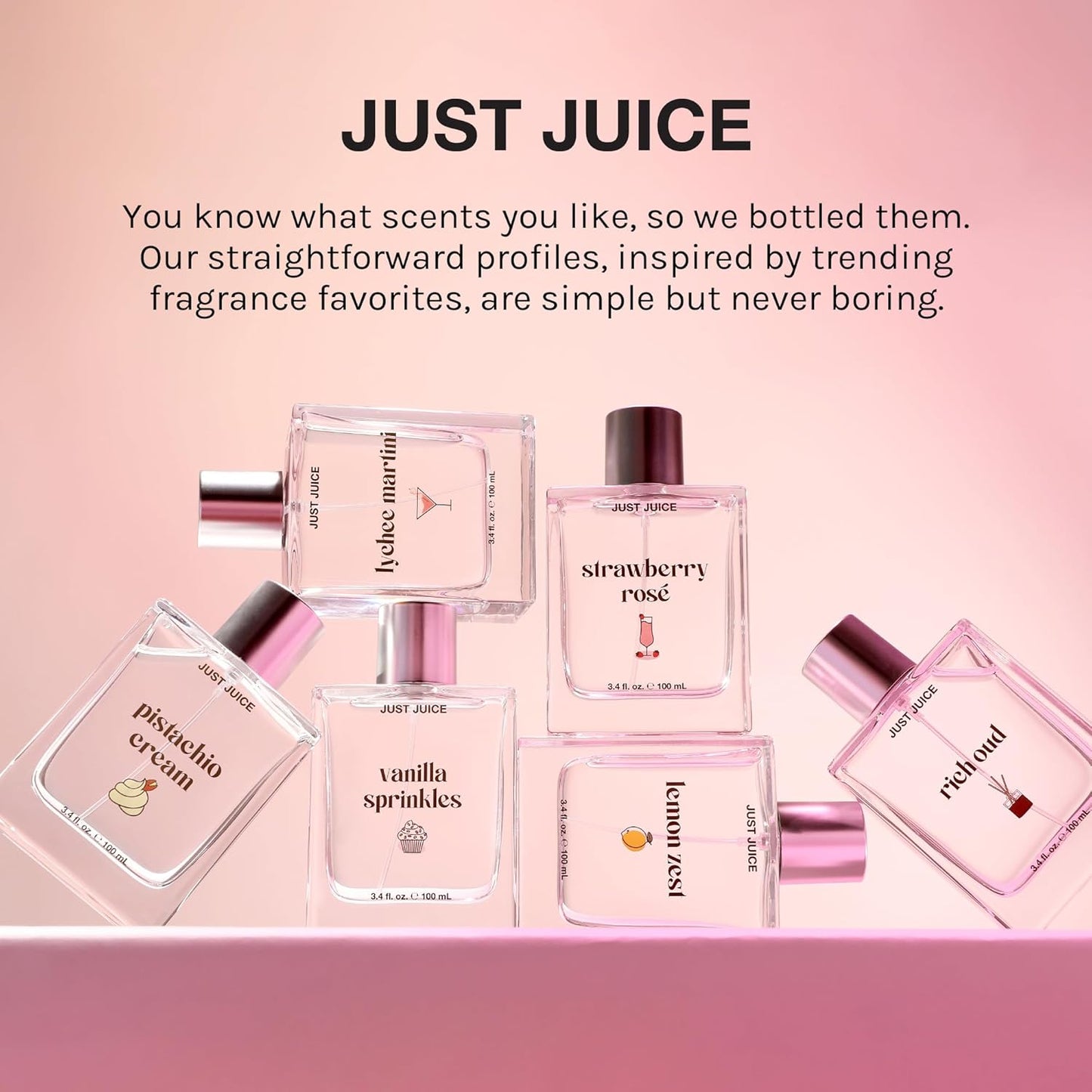 Just Juice Rich Oud - Oud Perfume for Women and Men - Bergamot, Saffron, Amber Perfume - Rich, Woody Mini Travel Size Fragrance - 0.3 oz