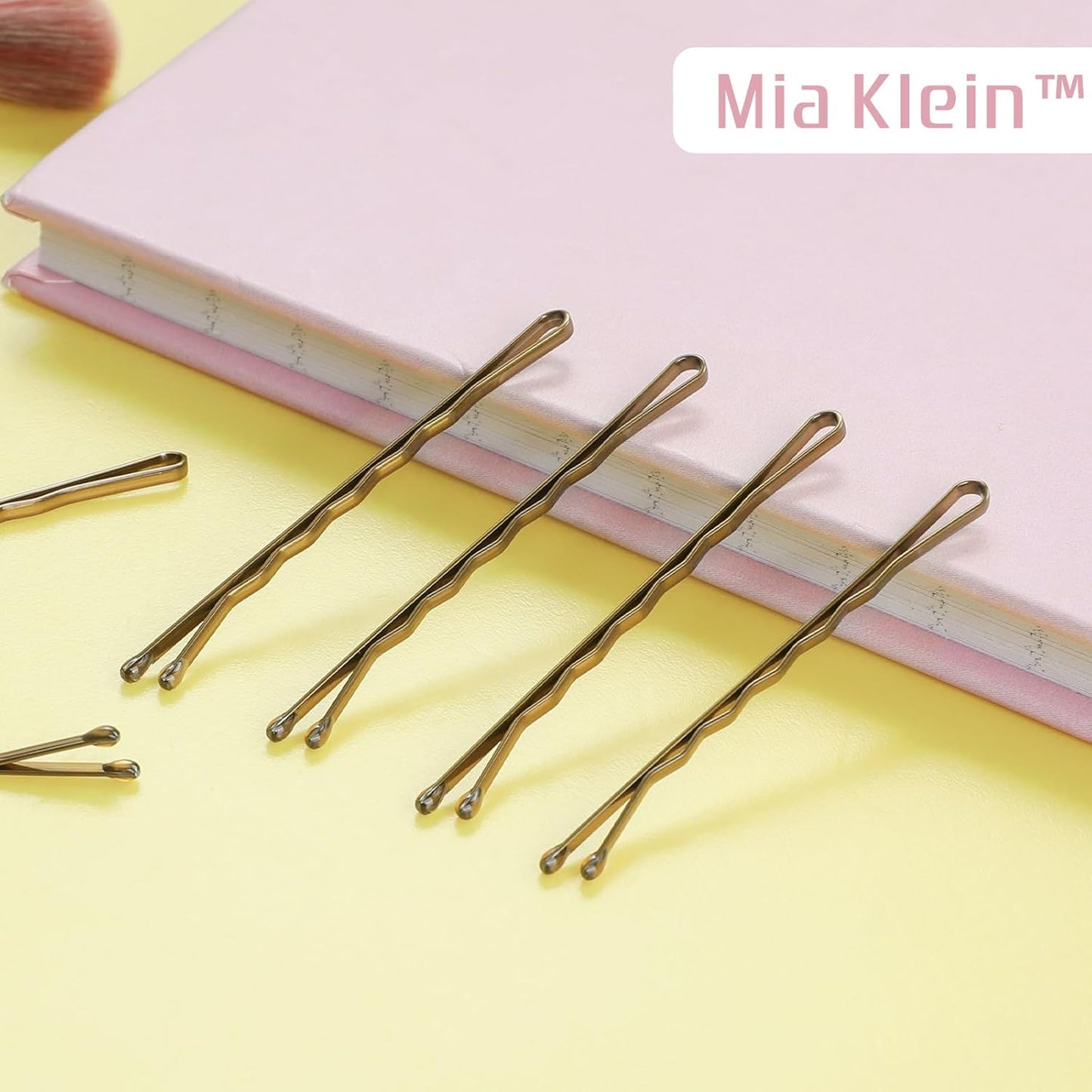 720 Count Bobby Pins 2 Inch, 60PCS Each-Pack of 12, Crimped Hair Pins, Non Slip Hair Accessories for Kids, Girls, and Women (Blonde)