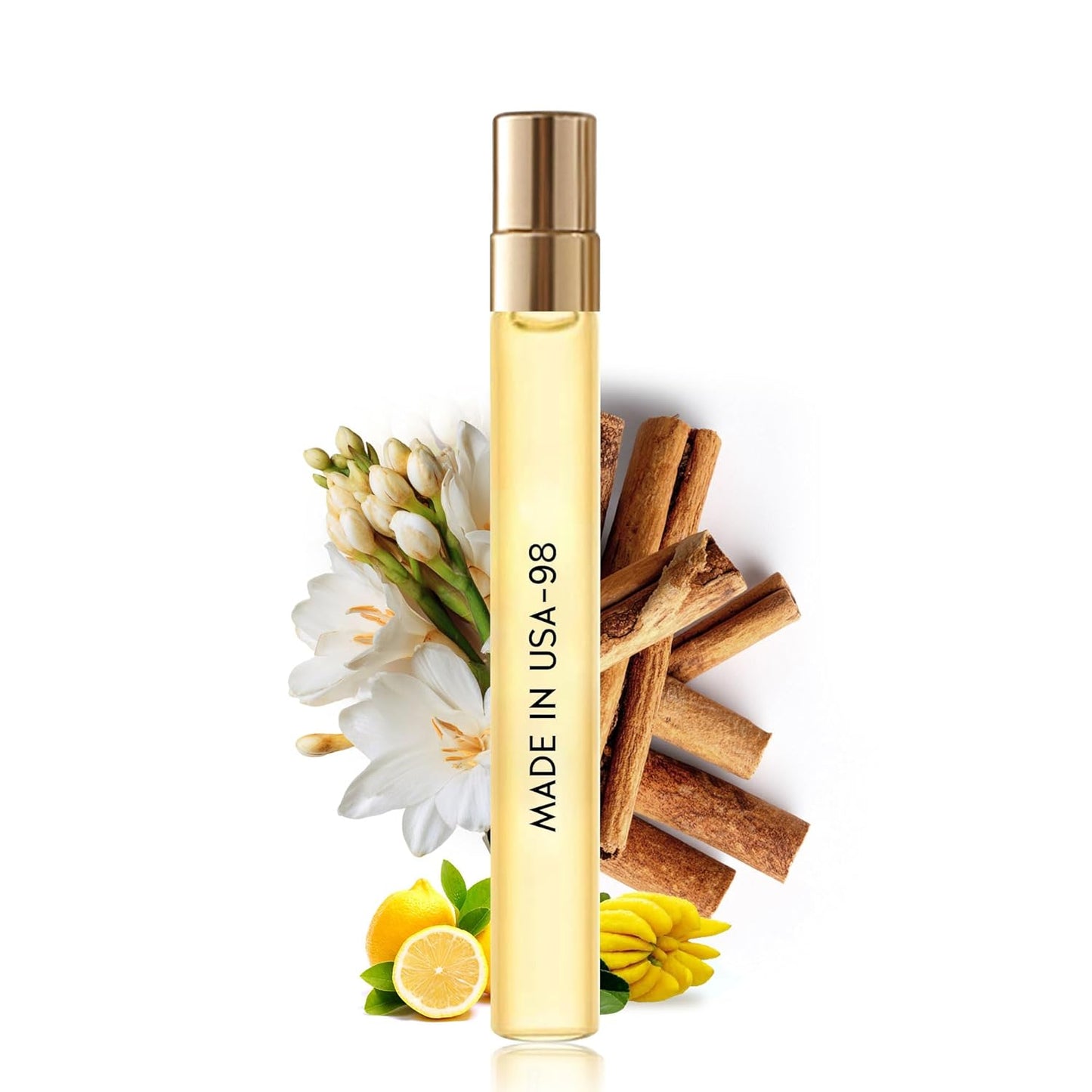 Pheromone Perfume for Women&Men, No. 98 Perfume Oil, Jasmine and Tonka Bean Notes, Long Lasting Pheromones Cologne for Men &Women 0.6 fl.oz/18ml,Travel Size Fragrance Spray