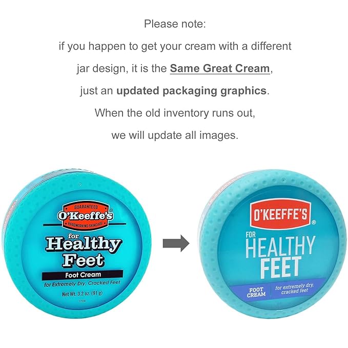 Moisturizing Gel Heel Socks or Sleeves, 2 Pairs, Pink, Large, O'keeffe's Healthy Feet Foot Cream for Cracked Heels, Callus Treatment Bundle