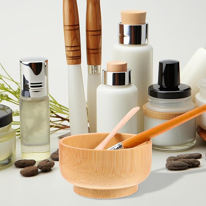 2 sets Facial Mask Mixing Bowl and Brush Kit Practical Clay Mask Tool for Skincare Includes Applicator Brush and Mixing Bowl for Home Beauty Treatments