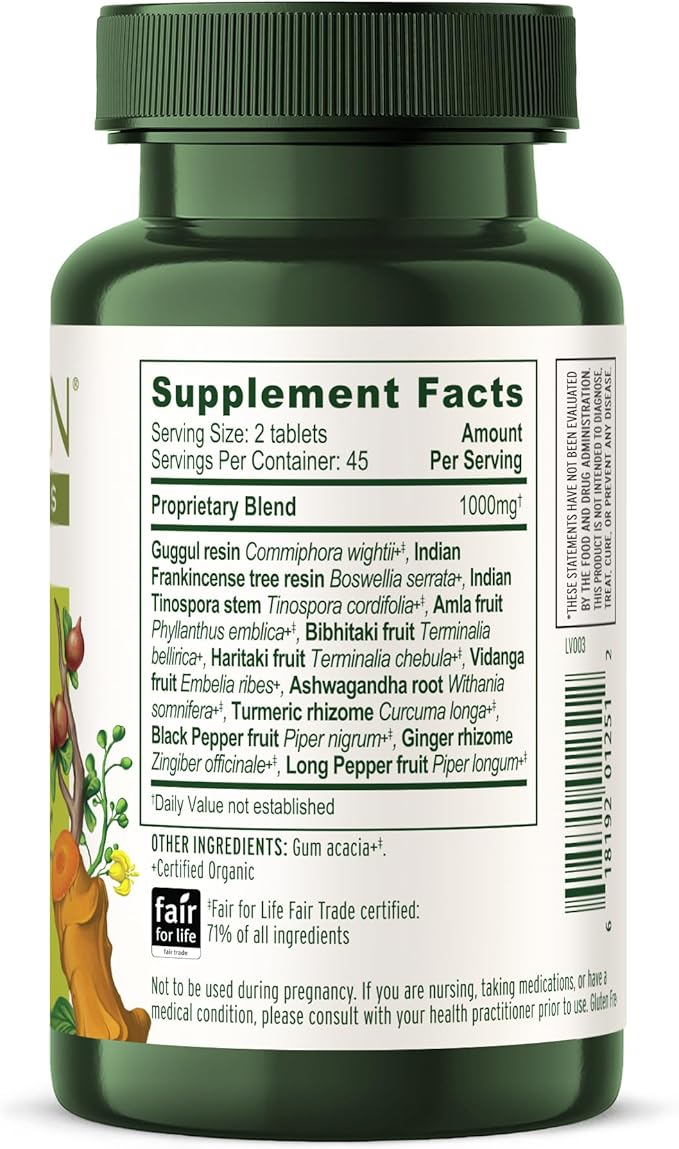 Banyan Botanicals Joint Support – Organic Joint Supplement with Turmeric, Amla & Guggulu Resin – for Healthy Joints & Comfortable Movement* – 90 Tablets – Non-GMO, Sustainably Sourced, Vegan