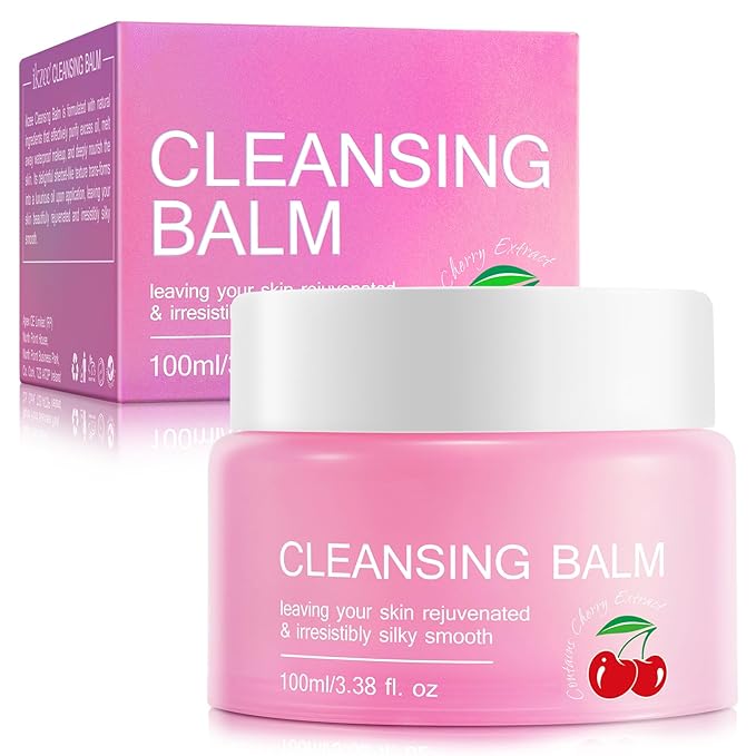 Cleansing Balm Makeup Remover, Facial Deep Clear Cleansing Balm for Makeup Removal, Hydrating & Nourising Face Cleanser, Korean Skincare, Christmas Holiday Gift for Women,100ml