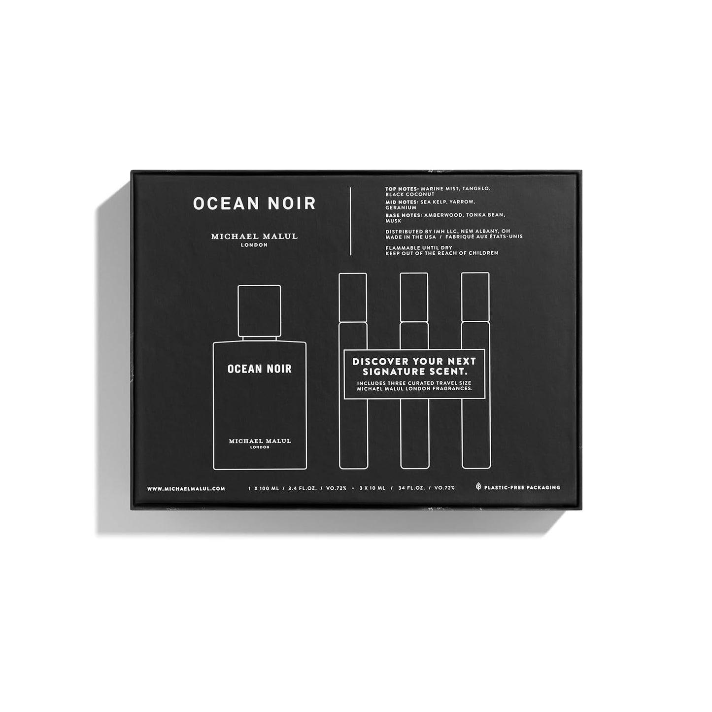 Michael Malul Ocean Noir Eau de Parfum Gift Set - 100ml | 10ml