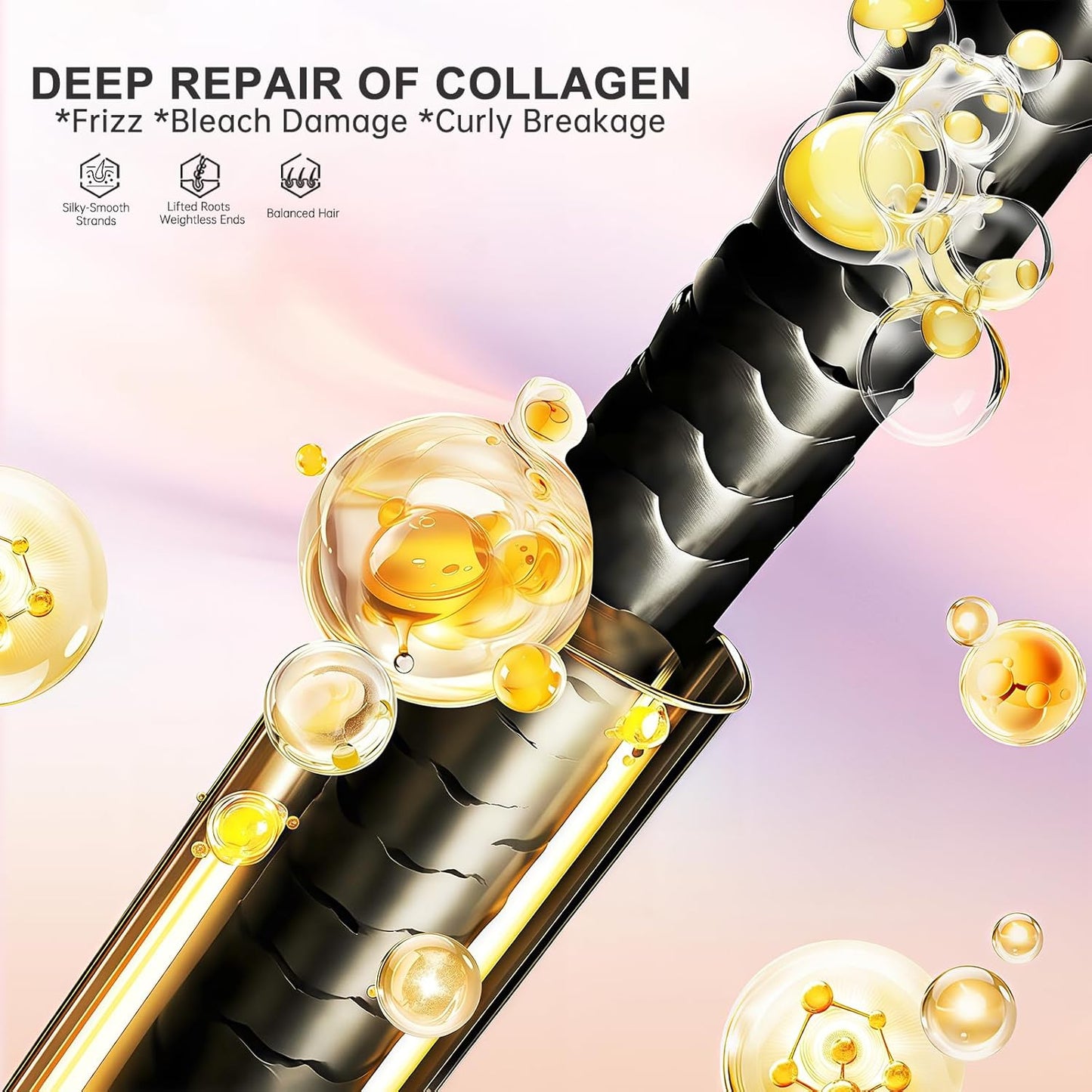 Keratin & Collagen Repair Hair Mask for Damaged Hair | Deep Conditioner Revives Dry, Frizzy, Bleached & Color-Treated Hair | With Argan Oil & Biotin | Treatment for Split Ends | 500ml