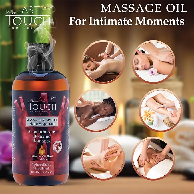 Aphrodisiac Sensual Massage Oil for Couples Sexual - Massage Oils for Date Night - Massage Oil for Massage Therapy - Aromatherapy Oil for Intimate Moments and Enhanced Stimulation