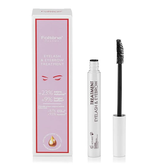 Foltene Eyelash & Eyebrow Treatment - Lash and Brow Serum w/Applicator - Stimulate Growth for Thicker Longer Fuller Eyelashes & Eyebrows - Strengthening & Protective Effect - Nutrition Conditioner