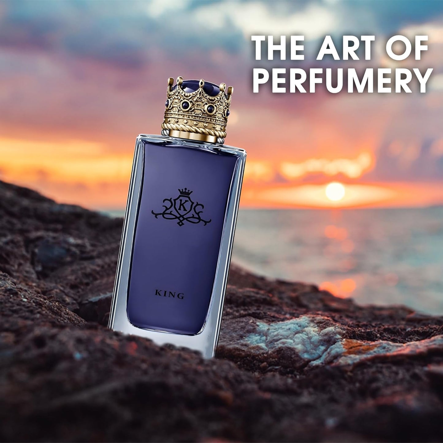 King Cologne for Men Natural Spray Perfume Classic Scent Eau De Toilette for Daily Use 3.4 Fluid Ounce