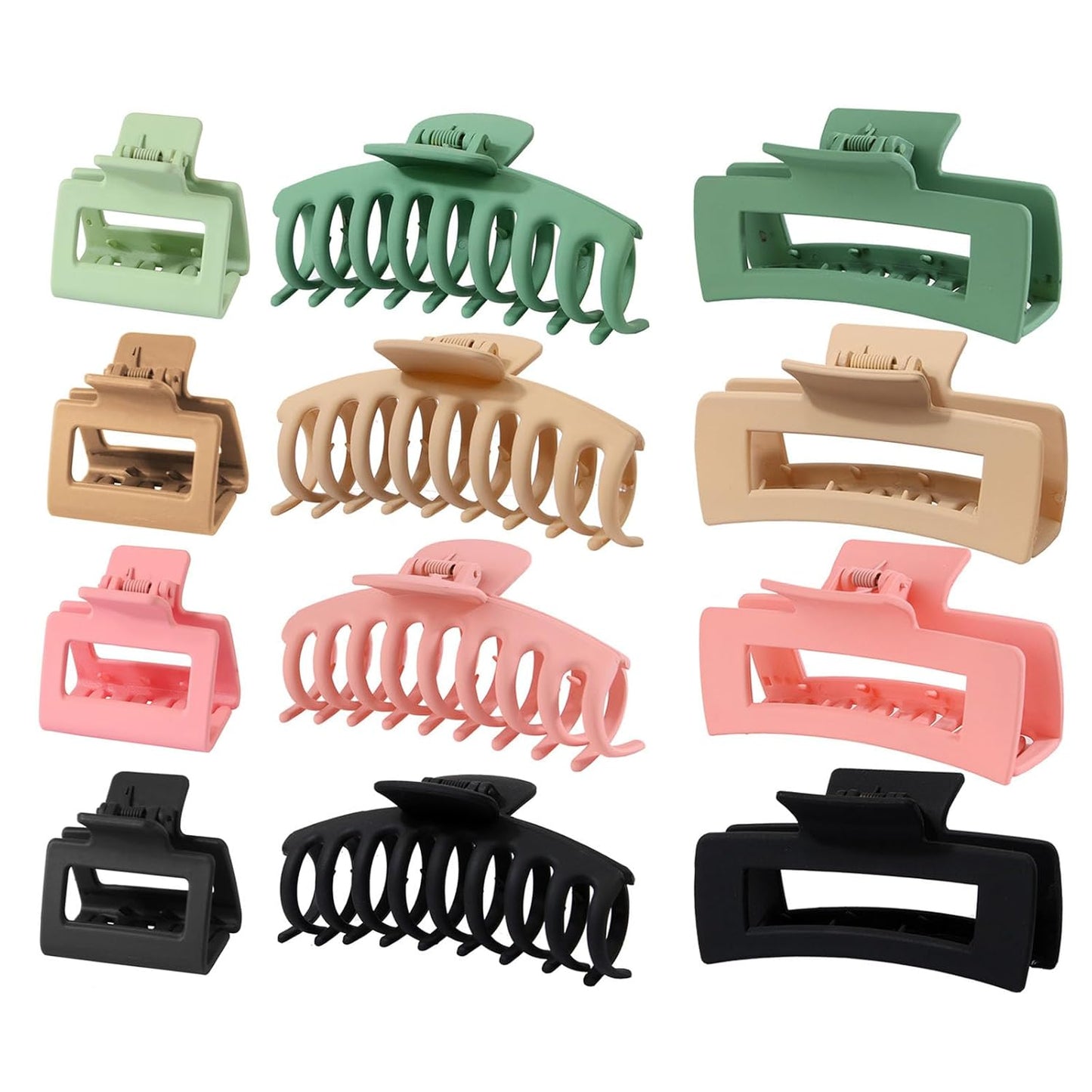 Hair Clips for Women – Large Claw Clips, Banana Clips, Big Hair Clips for Thick, Thin Hair, Strong Hold, Non-Slip Hair Claws, Versatile Hair Accessories(PG19)