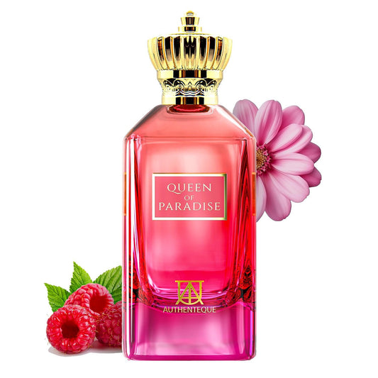 Queen of Paradise - Long Lasting Perfume for Women - Eau de Parfum - Madagascar Vanilla, Lavender, Mandarin Fragrance Luxury Arabian Perfume 3.4oz (100ml)