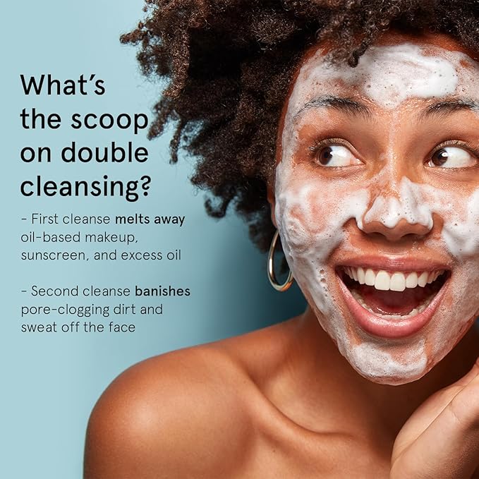 grace & stella Award Winning Foaming Facial Cleanser (150ml) - Sensitive Skin Face Wash - Vegan - Limpiador - Hydrating Cleanser - Face Wash Sensitive Skin - For Dry Skin