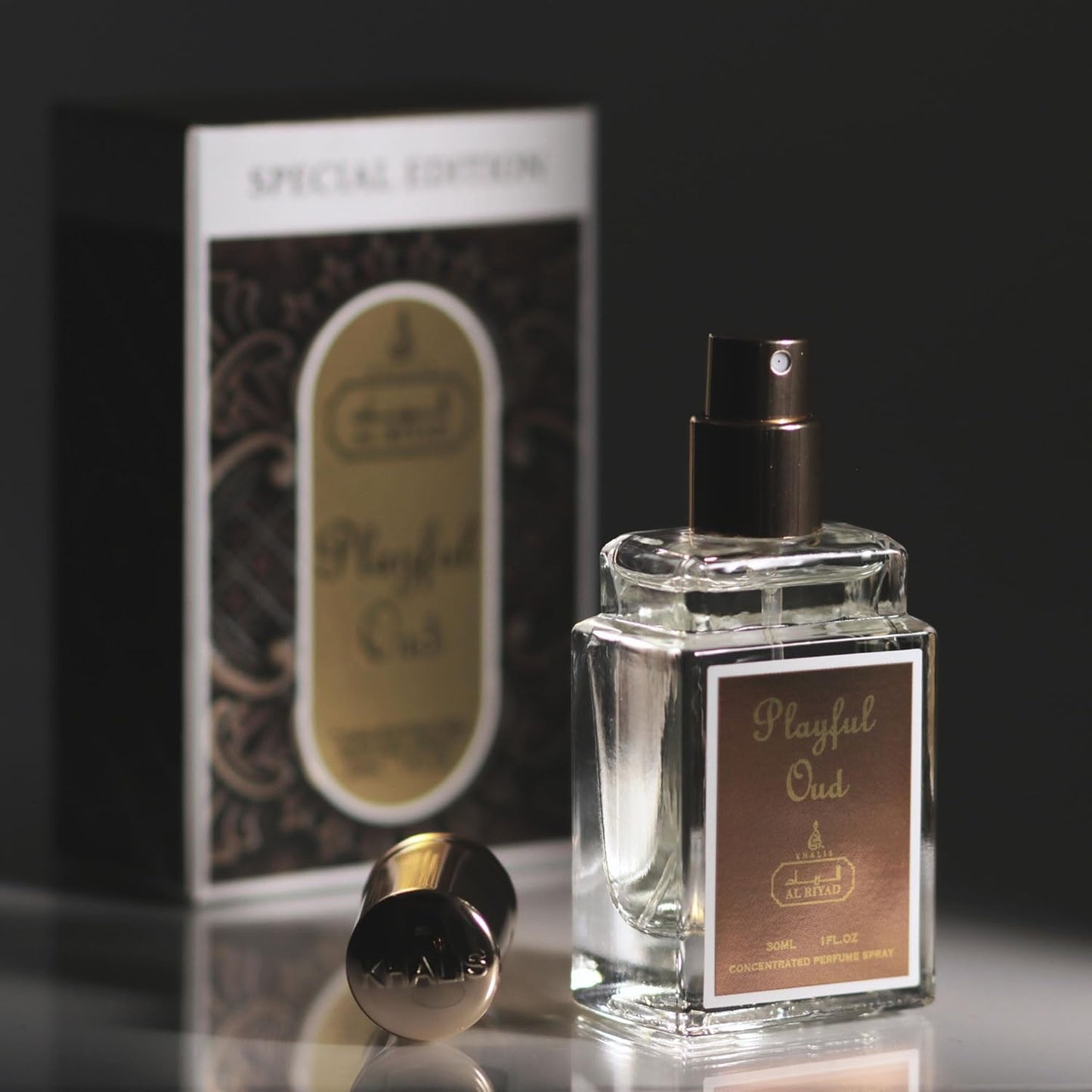 Maison d'Orient PLAYFUL OUD 30 mL Rich Agarwood & Amber Blend with Distinctive Pepper & Rose | Unisex, Bold, Not for the Faint-Hearted | Caution: Strong Scent Profile