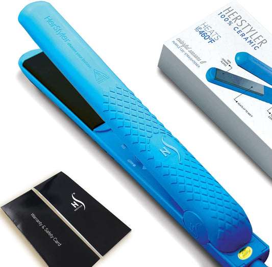 Herstyler Colorful Seasons Flat Iron - Blue