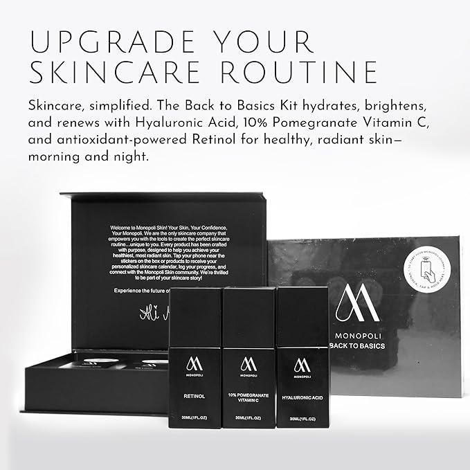 Monopoli Skin Pomegranate 10% Vitamin C Facial Serum | Boost Skin Hydration & Vitality | Fermented Pomegranate for Deep Penetration | Great for Women and Teens | Single 30ml