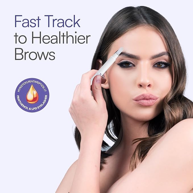 Foltene PHARMA Eyebrow Serum - Clinically Proven Brow Growth Serum for Fuller, Thicker Brows - Advanced Formula with Peptides & Panthenol - Best Eyebrow Hair Growth Serum for Nourishment & Strength