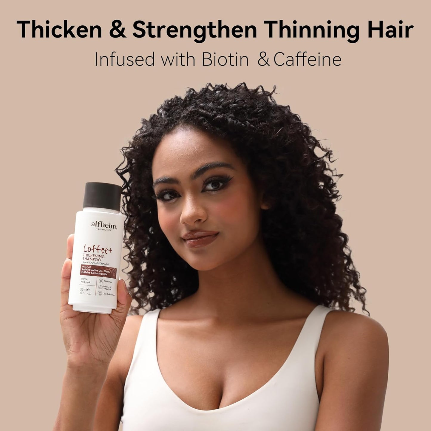 ALFHEIM Argan+ Repairing Shampoo for Dry, Damaged & Frizzy Hair with Argan Oil, Keratin, Panthenol & Vitamin E Travel Size – Deep Moisture, Shine Boost, Frizz Control, Color Safe, Sulfate Free