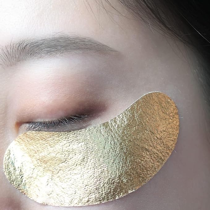 Sweet Dreams Collagen Glow Gold Eye Masks l Under Eye Patches for Beauty & Self Care Wrinkle Patches l Puffy Eyes and Dark Circles Treatments Collagen, Niacinamide, Hyaluronic Acids, Peptides