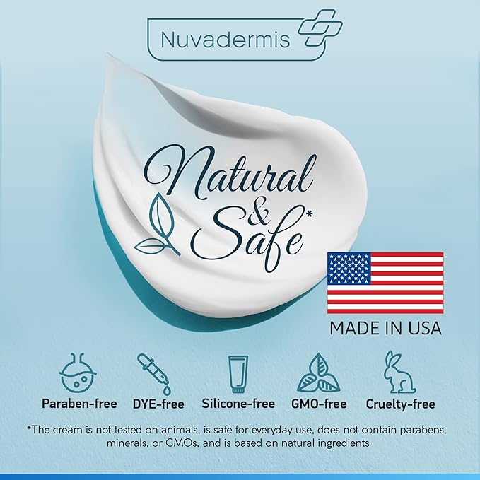 NUVADERMIS Caffeine Eye Cream with Retinol & Hyaluronic Complex – Anti-Aging Treatment – 1.7 oz – Made in the USA