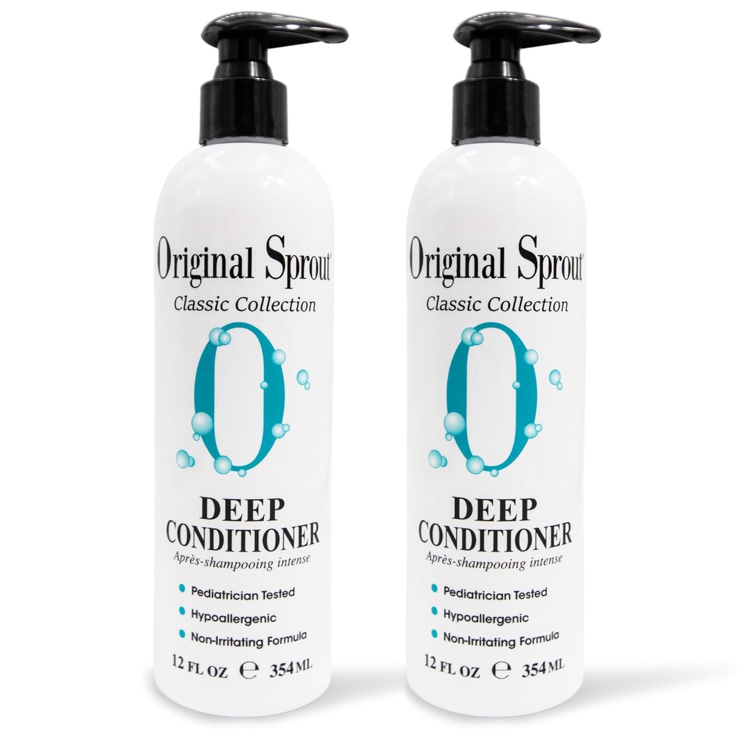 Original Sprout Deep Conditioner for All Hair Types, Vegan Conditioner, 12 fl. oz. Bottle, (Pack of 2)