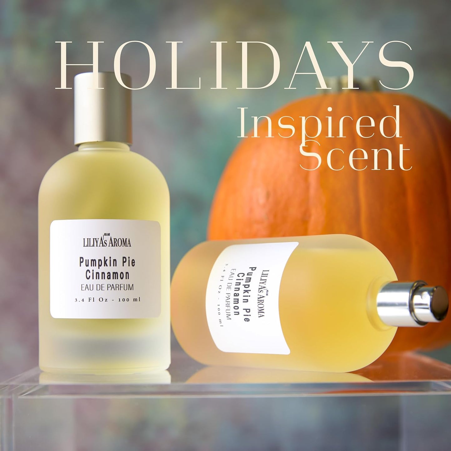 Liliya's Aroma Warm Haven | Unisex Perfume with Vanilla, Cinnamon & Sandalwood Notes | Cozy & Inviting Scent | Long-Lasting Fragrance | 3.4 Fl Oz (3.4 Fl Oz, Pumpkin Pie)