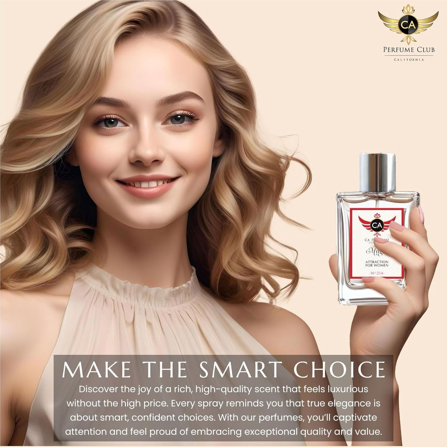 CA Perfume Impression of Chancellor Eau Vive for Women Floral Woody Musk Fragrance Long Lasting Perfumes for Women Eau De Parfum 1.7 Fl Oz 50ml