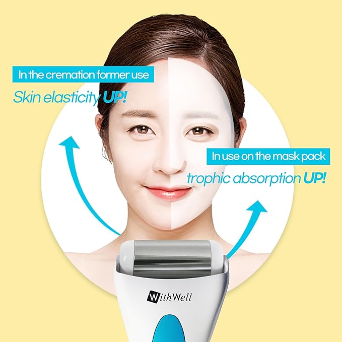 Stainless Ice Roller -Long-Term Durability,Smooth Skin Care Beauty Product; Korean Face Massager for Face and Eyes