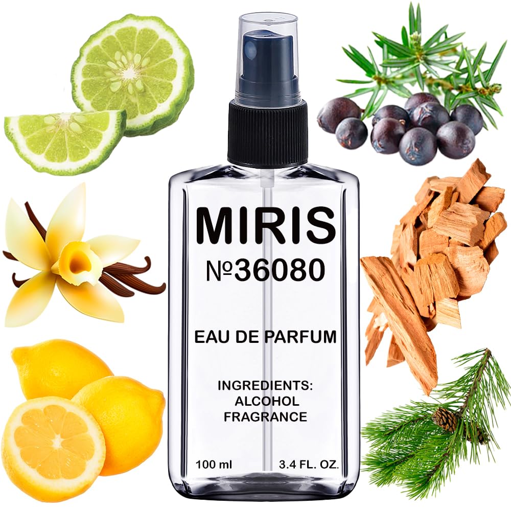 MIRIS No. 36080, Inspired by Gypsy Water, Long-Lasting Unisex Eau de Parfum for Women & Men, Spray 3.4 Fl Oz / 100 ml