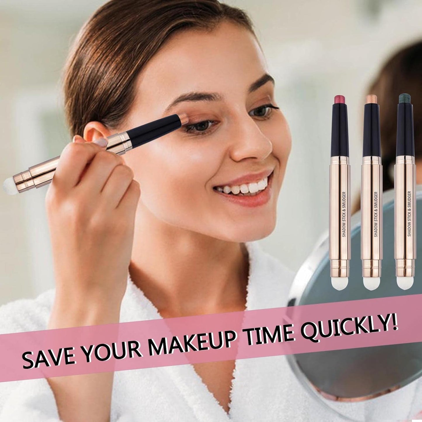 Red Eyeshadow Stick Eyeliner pencil For Eye Makeup Cream Shimmer Smooth Glitter Dark Light Matte Single Crayon Primer Palette Hypoallergenic Natural Waterproof Long Lasting Eyeshadow 09