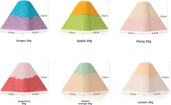 24 Mixed 30g Mugwort, Ginseng, Ginger Foot soak Pills, Essential Oil, Soothing Small Volcano Foot Bath Salt