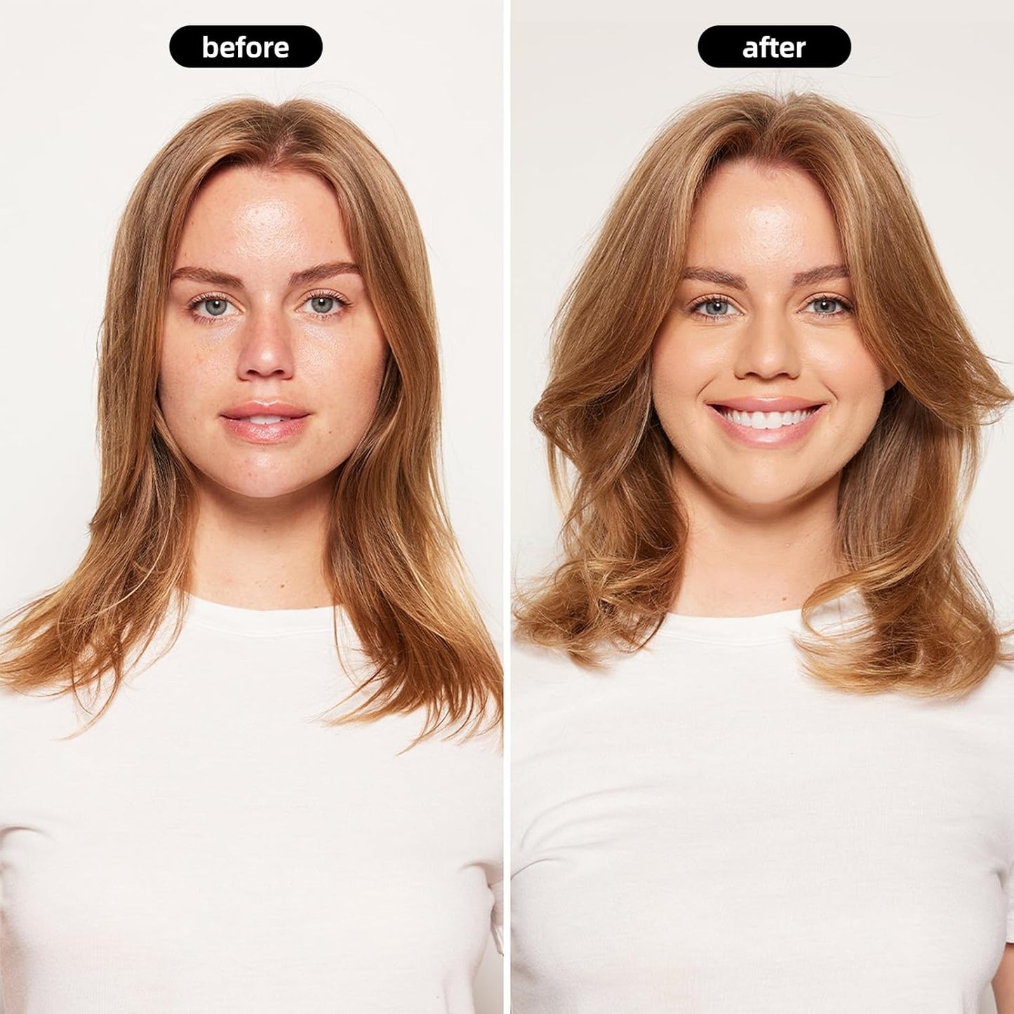 K&K 3 in 1 Ionic Heated Round Curling Brush Set, Ceramic Thermal Hair Styling Tool with Temperature Control for Volume and Smoothing (Silver)