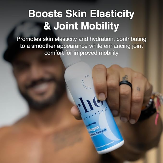 Liposomal Collagen Peptides - High-Absorption Liquid Collagen Supplement - Supports Skin Elasticity, Joint Health, and Overall Vitality for Healthy Aging, 5 fl oz