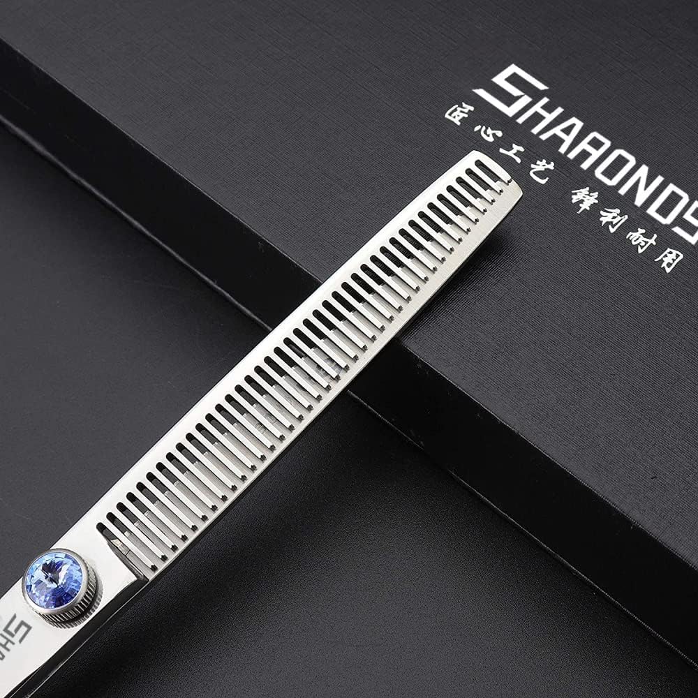 Professional Japanese Hairdressing Scissors Set - Slim Design, 7 Inch, 3 Pieces (Men & Women)