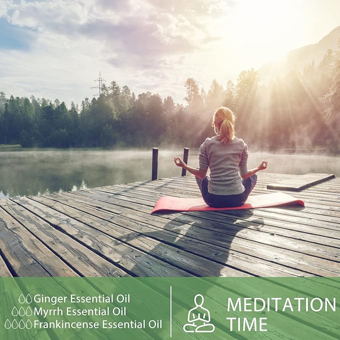 Ginger Essential Oil, 1.01Fl.Oz (30ML) PHATOIL Pure Essential Oil Singles for Aromatherapy Diffusers, Humidifiers, Great for DIY Candle and Soap Making, Gift for Friend