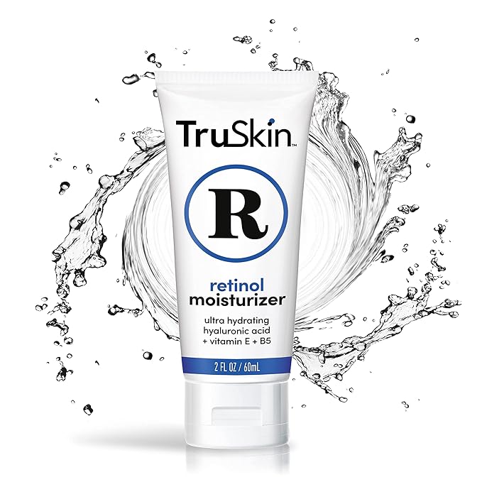 TruSkin Retinol Face Moisturizer – Powerful Anti-Aging Moisturizer for Women with Hyaluronic Acid & Vitamin E – Retinol Cream for Face for Youthful-Looking Appearance, 2 fl oz