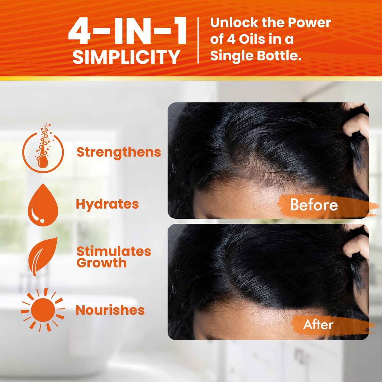 Batana Oil for Hair Growth with Rosemary, Castor, and Pumpkin Seed Oils, 100% Pure Unrefined Honduran Formula, Strengthens, Nourishes, Revives Scalp & Strands, Natural Care for All Types (3PK)