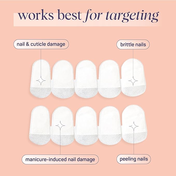 SpaLife Japanese Camellia Oil & Vitamin E Nail Cuticle Wrap 6-Pack (60 Count) - Moisturizing Nail Masks, Dermatologist Recommended, Hydrating Cuticle Repair Mask for Brittle Nails, Nail Spa Treatment