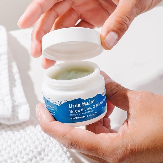 Ursa Major Natural Face Mask | Exfoliates, Brightens and Clarifies Skin | Vegan, Cruelty-Free, Non-Toxic (1.57 fluid ounces)