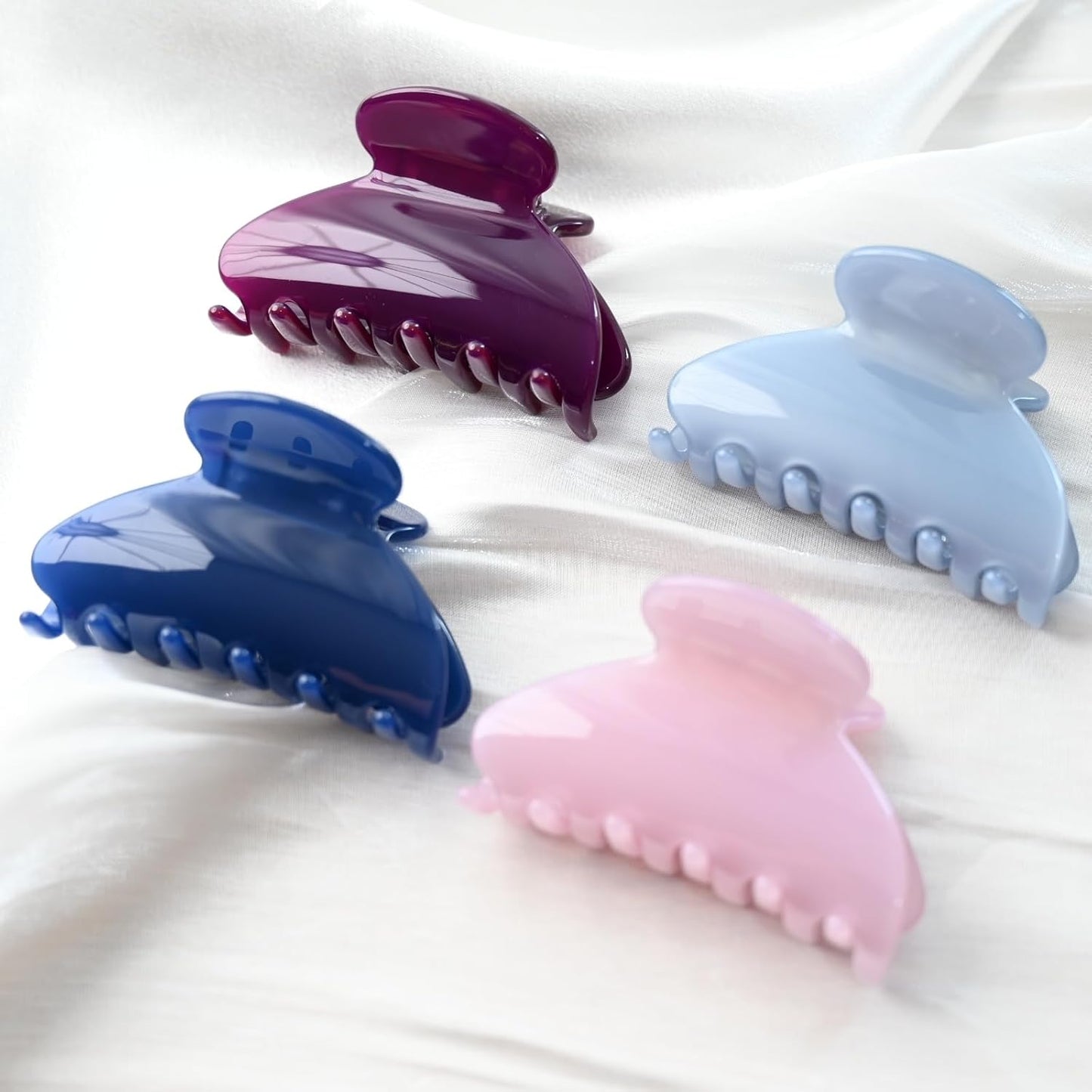 Handmade Celluloid Acetate French Design Barrettes Tortoise Shell Claws Hair Claw Luxury Fashion Accessories Hair Clip for Women (patriarch)