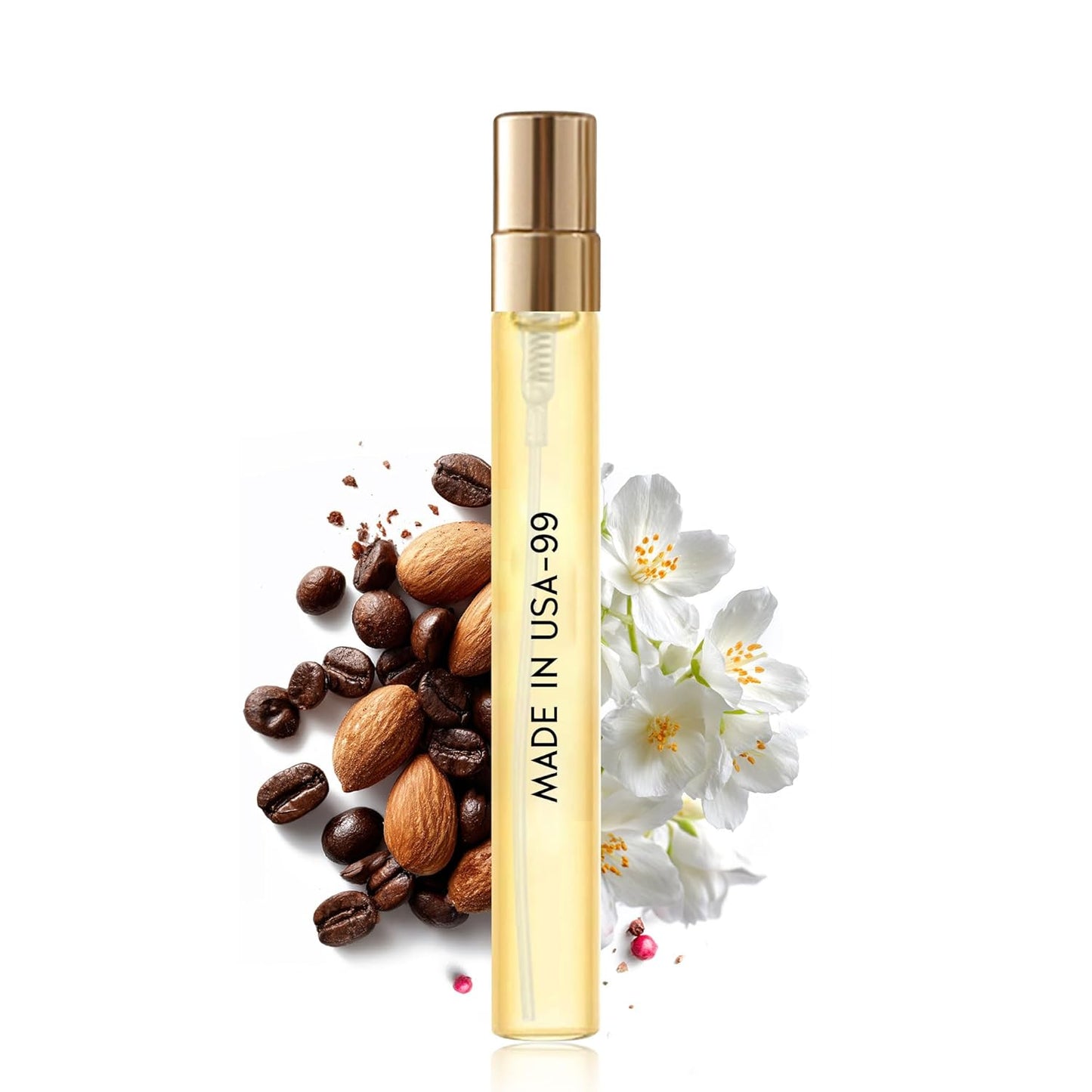 Pheromones Perfumes for Women, Inspired by B-lack 0pium by Y/S.L with Coffee, Vanilla, White Florals, Perfume Oil, 06fl.oz/ 18ml, Travel Szie Perfume Made in USA- No. 99