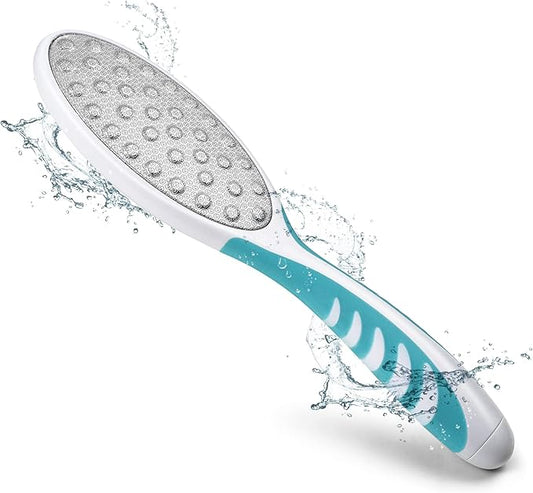 FVION Foot File Callus Remover Cracked Heel Shaver – Double Sided Pedicure File/Foot Scraper for Wet and Dry Feet