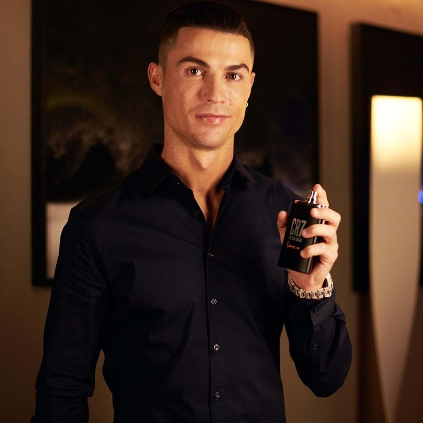 CR7 Game On Cristiano Ronaldo - Eau De Toilette Cologne Scent for Men - With Papaya, Ice, Cedar, and Cashmere Wood - From Cristiano Ronaldo's Original Men's Fragrance Collection - 3.4 oz