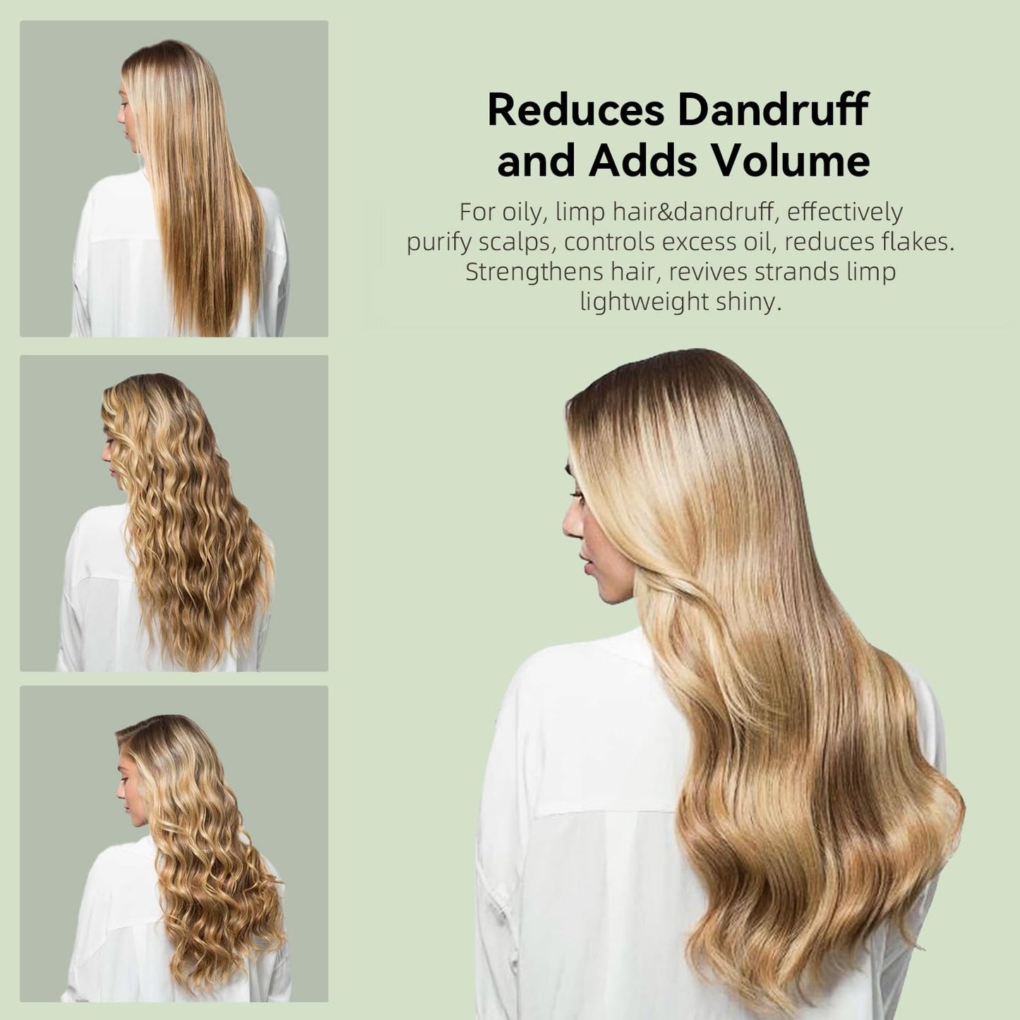 ALFHEIM Rosemary+ Purifying Hair Oil – Lightweight Smoothing & Balancing Treatment for Oily & Fine Hair with Rosemary, Peppermint & Jojoba Oils – Anti-Frizz, Shine & Scalp Nourishment – 3.38 oz