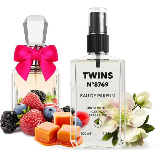 TWINS Impression of Viva la Juicy | Perfume for Women Eau de Parfum | No.8769 | 3.4 Fl Oz / 100 ml