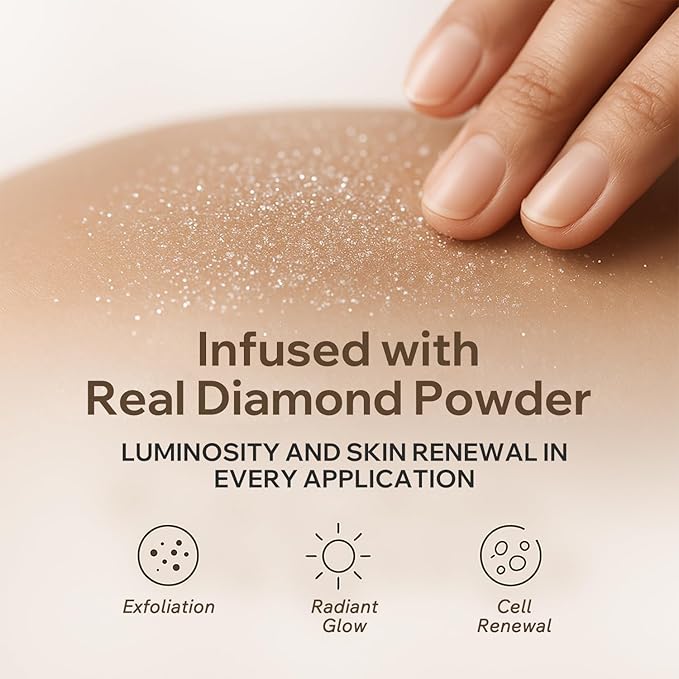 Forever Flawless Diamond Infused Age-Defying Serum - Anti-Aging Serum with Diamond Powder for Smooth, Refreshed Skin- Anti-Wrinkle Serums for Daily Use- Face Glow Serums for Radiant Skin Tone- 1.35 oz